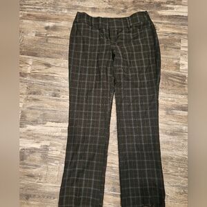 Black Plaid Pants